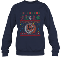 Load image into Gallery viewer, Cincinnati Bengals Christmas Grateful Dead Jingle Bears Football Ugly Sweatshirt Sweatshirt