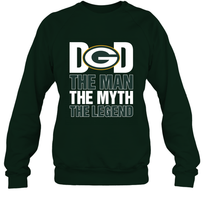 Load image into Gallery viewer, Green Bay Packers Dad The Man The Myth The Legend NFL Father's Day Crewneck Sweatshirt