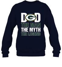Load image into Gallery viewer, Green Bay Packers Dad The Man The Myth The Legend NFL Father's Day Crewneck Sweatshirt