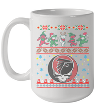 Load image into Gallery viewer, Atlanta Falcons Christmas Grateful Dead Jingle Bears Football Ugly Sweatshirt Mug 15oz