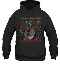 Load image into Gallery viewer, New Orleans Saints Christmas Grateful Dead Jingle Bears Football Ugly Sweatshirt Adult Unisex Hoodie Sweatshirt