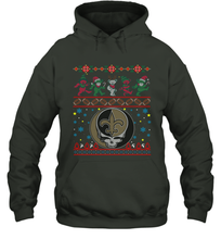Load image into Gallery viewer, New Orleans Saints Christmas Grateful Dead Jingle Bears Football Ugly Sweatshirt Adult Unisex Hoodie Sweatshirt