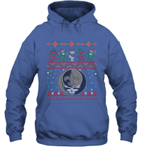 Load image into Gallery viewer, New Orleans Saints Christmas Grateful Dead Jingle Bears Football Ugly Sweatshirt Adult Unisex Hoodie Sweatshirt