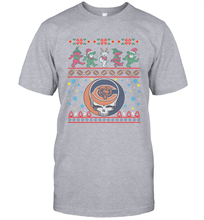 Load image into Gallery viewer, Chicago Bears Christmas Grateful Dead Jingle Bears Football Ugly Sweatshirt Men's T-Shirt