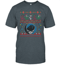 Load image into Gallery viewer, Carolina Panthers Christmas Grateful Dead Jingle Bears Football Ugly Sweatshirt Men's T-Shirt