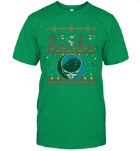 Load image into Gallery viewer, Carolina Panthers Christmas Grateful Dead Jingle Bears Football Ugly Sweatshirt Men's T-Shirt