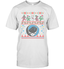 Load image into Gallery viewer, Carolina Panthers Christmas Grateful Dead Jingle Bears Football Ugly Sweatshirt Men's T-Shirt