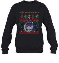 Load image into Gallery viewer, Buffalo Bills Christmas Grateful Dead Jingle Bears Football Ugly Sweatshirt Sweatshirt