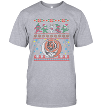 Load image into Gallery viewer, Cincinnati Bengals Christmas Grateful Dead Jingle Bears Football Ugly Sweatshirt Men's T-Shirt