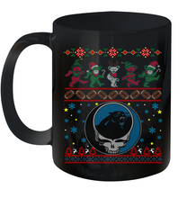 Load image into Gallery viewer, Carolina Panthers Christmas Grateful Dead Jingle Bears Football Ugly Sweatshirt Mug 11oz