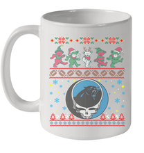 Load image into Gallery viewer, Carolina Panthers Christmas Grateful Dead Jingle Bears Football Ugly Sweatshirt Mug 11oz