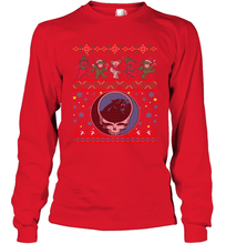 Load image into Gallery viewer, Carolina Panthers Christmas Grateful Dead Jingle Bears Football Ugly Sweatshirt Long Sleeve T-Shirt