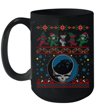 Load image into Gallery viewer, Carolina Panthers Christmas Grateful Dead Jingle Bears Football Ugly Sweatshirt Mug 15oz
