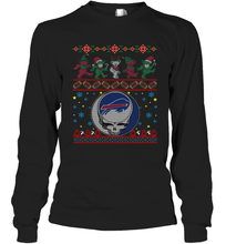 Load image into Gallery viewer, Buffalo Bills Christmas Grateful Dead Jingle Bears Football Ugly Sweatshirt Long Sleeve T-Shirt
