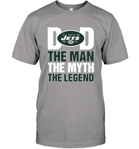 New York Jets Dad The Man The Myth The Legend NFL Father's Day Men's T-Shirt