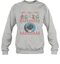 Load image into Gallery viewer, Carolina Panthers Christmas Grateful Dead Jingle Bears Football Ugly Sweatshirt Sweatshirt
