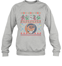 Load image into Gallery viewer, Chicago Bears Christmas Grateful Dead Jingle Bears Football Ugly Sweatshirt Sweatshirt

