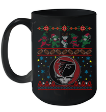 Load image into Gallery viewer, Atlanta Falcons Christmas Grateful Dead Jingle Bears Football Ugly Sweatshirt Mug 15oz
