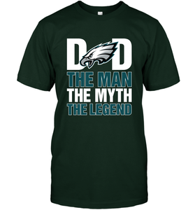 Philadelphia Eagles Dad The Man The Myth The Legend NFL Father's Day Men's T-Shirt