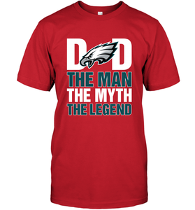 Philadelphia Eagles Dad The Man The Myth The Legend NFL Father's Day Men's T-Shirt