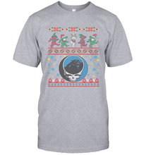 Load image into Gallery viewer, Carolina Panthers Christmas Grateful Dead Jingle Bears Football Ugly Sweatshirt Men's T-Shirt
