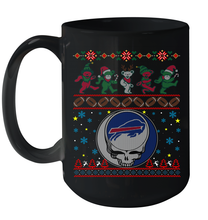 Load image into Gallery viewer, Buffalo Bills Christmas Grateful Dead Jingle Bears Football Ugly Sweatshirt Mug 15oz
