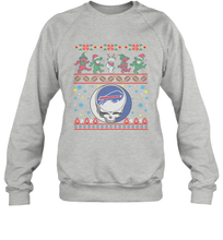 Load image into Gallery viewer, Buffalo Bills Christmas Grateful Dead Jingle Bears Football Ugly Sweatshirt Sweatshirt
