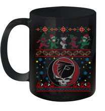 Load image into Gallery viewer, Atlanta Falcons Christmas Grateful Dead Jingle Bears Football Ugly Sweatshirt Mug 11oz
