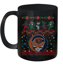 Load image into Gallery viewer, Chicago Bears Christmas Grateful Dead Jingle Bears Football Ugly Sweatshirt Mug 11oz
