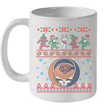 Load image into Gallery viewer, Chicago Bears Christmas Grateful Dead Jingle Bears Football Ugly Sweatshirt Mug 11oz
