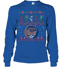 Load image into Gallery viewer, Chicago Bears Christmas Grateful Dead Jingle Bears Football Ugly Sweatshirt Youth Long Sleeve T-Shirt
