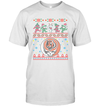 Load image into Gallery viewer, Cincinnati Bengals Christmas Grateful Dead Jingle Bears Football Ugly Sweatshirt Men's T-Shirt
