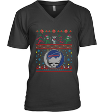 Load image into Gallery viewer, Buffalo Bills Christmas Grateful Dead Jingle Bears Football Ugly Sweatshirt Men's V-Neck T-Shirt
