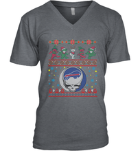 Load image into Gallery viewer, Buffalo Bills Christmas Grateful Dead Jingle Bears Football Ugly Sweatshirt Men's V-Neck T-Shirt
