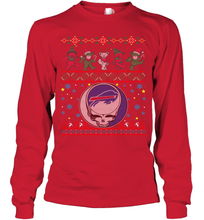 Load image into Gallery viewer, Buffalo Bills Christmas Grateful Dead Jingle Bears Football Ugly Sweatshirt Youth Long Sleeve T-Shirt
