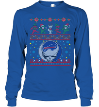 Load image into Gallery viewer, Buffalo Bills Christmas Grateful Dead Jingle Bears Football Ugly Sweatshirt Youth Long Sleeve T-Shirt
