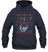 Load image into Gallery viewer, Buffalo Bills Christmas Grateful Dead Jingle Bears Football Ugly Sweatshirt Hoodie Sweatshirt
